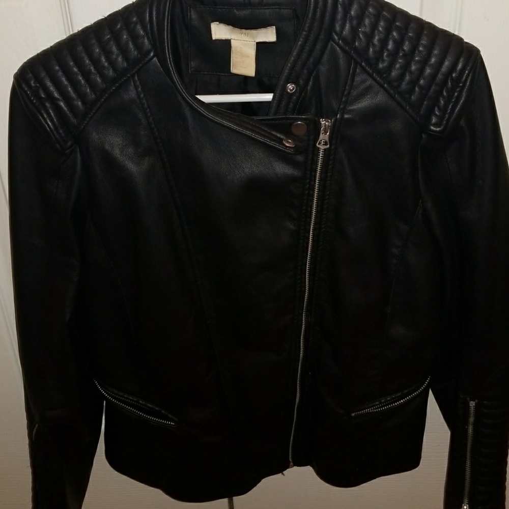 H&M Black Leather Jacket